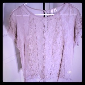 Frenchi lace shirt